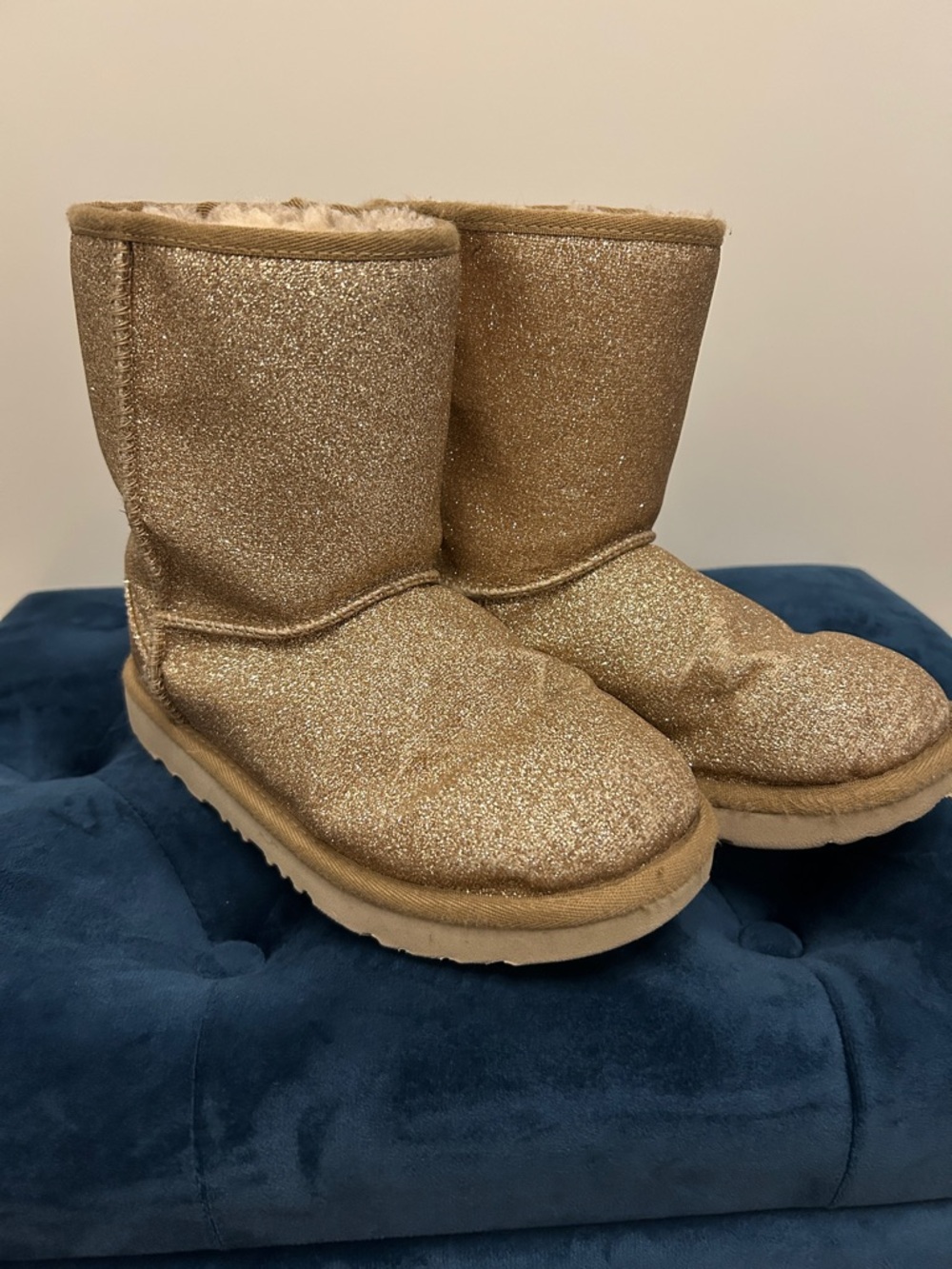UGG Kids Glitter Mid-Calf Boots - Gold